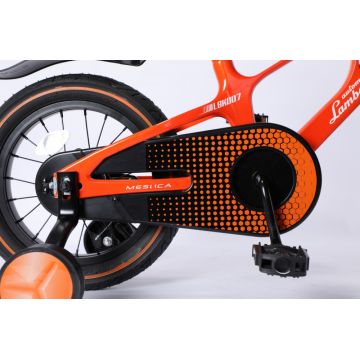 Bicicleta Lamborghini 18 inch cadru magneziu portocalie