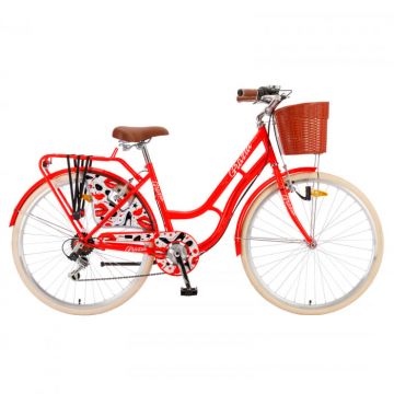 Bicicleta Oras Polar Grazia - 26 Inch, Rosu