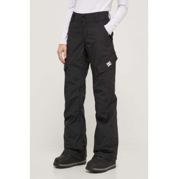 DC pantaloni Nonchalant culoarea negru