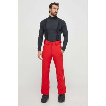 Descente pantaloni de schi Swiss culoarea rosu