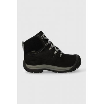 Keen pantofi Ciradia Mid WP femei, culoarea negru, izolat