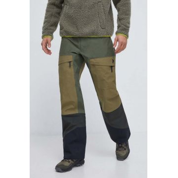 Peak Performance pantaloni de schi Gravity Gore-Tex culoarea verde