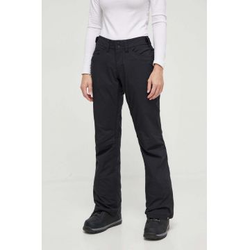 Roxy pantaloni Backyard culoarea negru