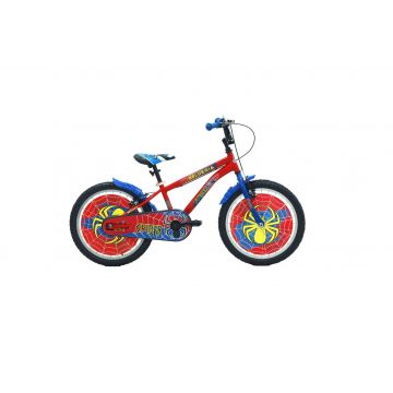 Bicicleta copii Belderia Spiderman, culoare rosu/albastru, roata 16