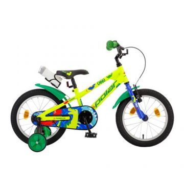 Bicicleta Copii Polar Dino, Roti 16inch, Frane V-Brake (Multicolor)