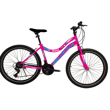 Bicicleta MTB Belderia Rose, culoare roz, roata 26