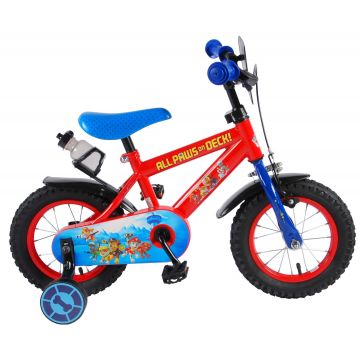 Bicicleta pentru copii Paw Patrol - Baieti - 12 inch - Rosu / Albastru culoare Albastru rosu