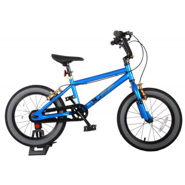 Bicicleta pentru copii Volare Cool Rider pentru baieti, 16 inch, culoare albastru, frana de mana fata - spate