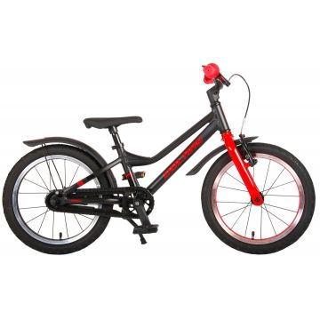 Bicicleta Volare Blaster pentru copii - Baieti - 16 inch - Negru Rosu - Colectia Prime culoare Rosu/Negru