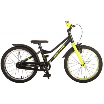 Bicicleta Volare Blaster pentru copii - Baieti - 18 inch - Negru Verde - Colectia Prime culoare Negru/Verde