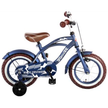 Bicicleta Volare Blue Cruiser pentru copii - Baieti - 12 inch - Albastru - 95 asamblat culoare Albastru mat