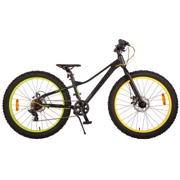 Bicicleta Volare Gradient pentru copii - Baieti - 24 inch - Negru Verde Galben - 7 viteze - 7 viteze ? ? Prime Collection culoare Negru/Verde/Galben