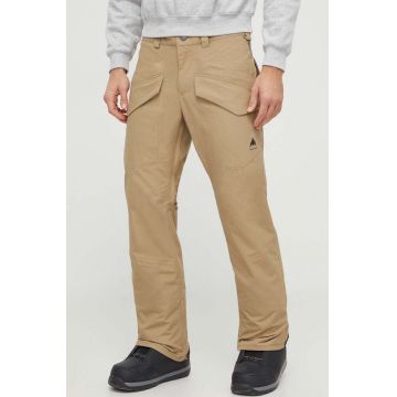Burton pantaloni Covert 2.0 Insulated culoarea bej