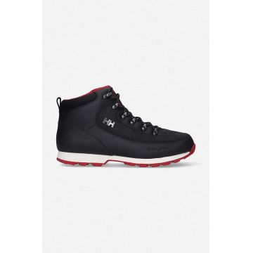 Helly Hansen ghete de piele THE FORESTER bărbați, culoarea negru 10513