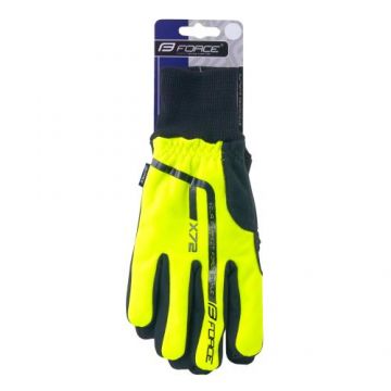 Manusi iarna Force X72 Galben Fluo 2XL