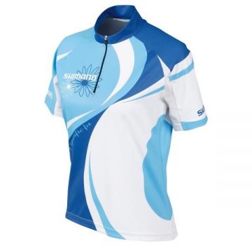 Tricou Maneca Scurta Shimano Femei Mtb Olympian Blue/Bonnie Blue/White, marime M