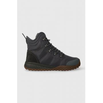 Columbia pantofi înalți FAIRBANKS OH bărbați, culoarea negru, izolare usoara 1746011