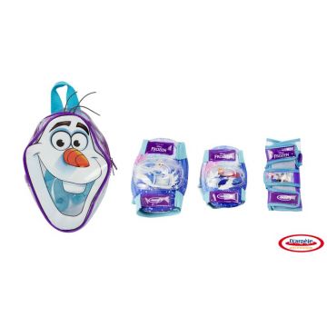 DArpeje - Set protectie Frozen in rucsac (genunchiere, cotiere, protectie incheieturi)