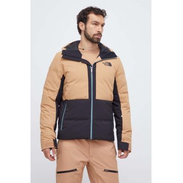 The North Face geaca de puf Cirque culoarea bej