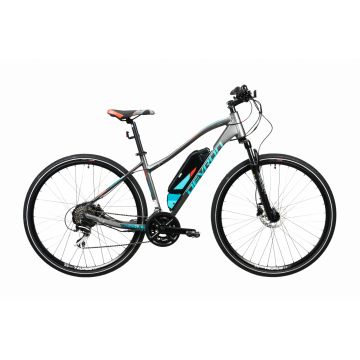 Bicicleta Electrica Devron 28162 - 28 Inch, 450mm, Gri