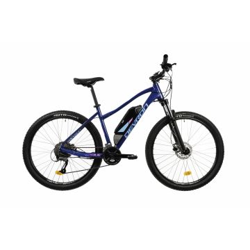Bicicleta Electrica Devron Riddle W1.7 - 27.5 Inch, 450 mm, Albastru