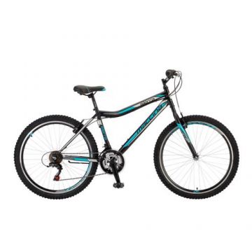 Bicicleta Mtb Maccina Sierra - 26 Inch, L (Negru/Turcoaz)