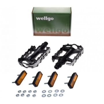 Set 2 pedale Wellgo, filet 9/16