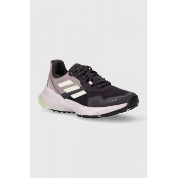 adidas TERREX pantofi Soulstride RAIN.RDY femei, culoarea violet, ID7754