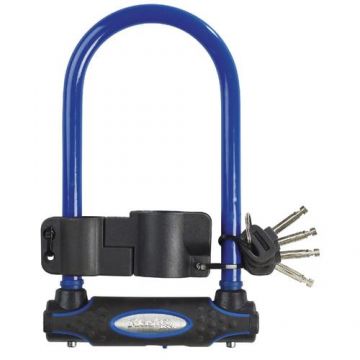 Antifurt MasterLock 210X110X13MM U-lock cu cheie, Albastru
