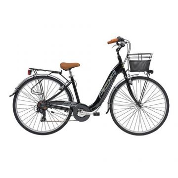 Bicicleta Adriatica Relax 28, Roti 28inch, Frane V-brake (Negru)