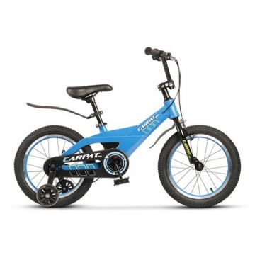Bicicleta Copii 4-6 ani Carpat PRO C16119C, roti 16inch, Albastru/Alb