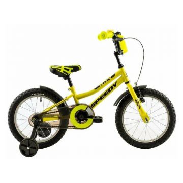 Bicicleta Copii Dhs 1601 - 16 Inch, Galben