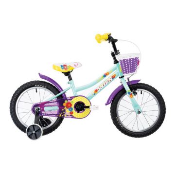 Bicicleta Copii Dhs 1602 - 16 Inch, Turcoaz