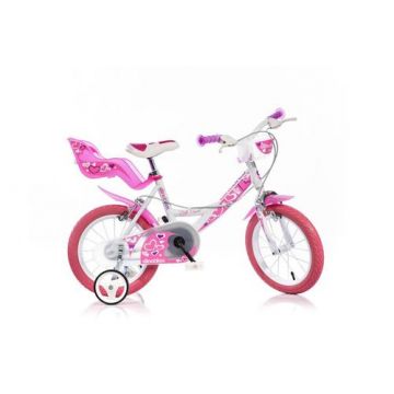 Bicicleta copii DINO BIKES 164RN, Roti 16inch, Little Heart