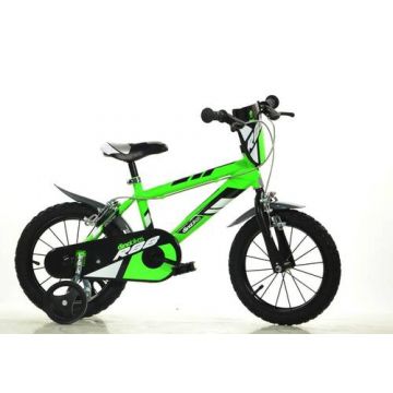 Bicicleta copii Dino Bikes R88, roti 16inch (Verde)