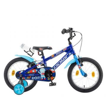 Bicicleta Copii Polar 2023 Rocket, roti 16inch, frana V-brake, Albastru