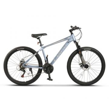 Bicicleta MTB Carpat Montana C2699A 26inch, Schimbator spate Shimano Tourney TZ 7 viteze, Manete schimbator Secventiale 21 Viteze, Cadru Aluminiu, Roti 26 Inch, Frane pe Disc mecanice, Bleu/Gri