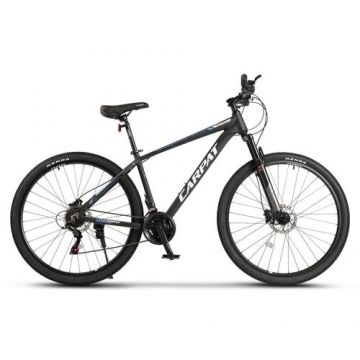 Bicicleta MTB Hidraulica Carpat Acura C2999H 29inch, Schimbator spate Shimano Tourney TZ 7 viteze, Manete Schimbator MicroNew, 21 viteze, Cadru Aluminiu, Roti 29 Inch, Frane Hidraulice, Negru/Albastru