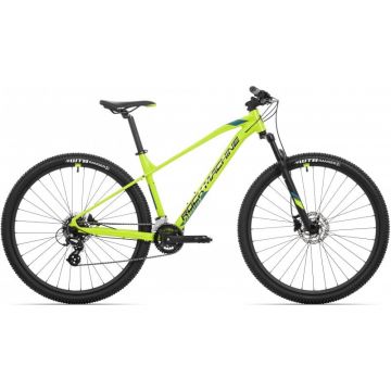 Bicicleta Mtb Rock Machine Manhattan 40-29 - 29 Inch, L, Galben Neon-Albastru