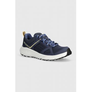 Columbia pantofi Novo Trail femei, culoarea albastru marin, 2062881