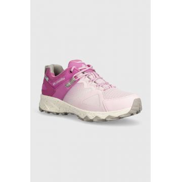 Columbia pantofi Peakfreak Hera Low Outdry femei, culoarea roz, 2062841