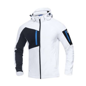 Jacheta softshell CITYCONIC - alb