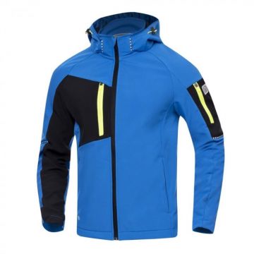 Jacheta softshell CITYCONIC - albastru