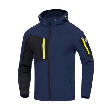 Jacheta softshell CITYCONIC - bleumarin