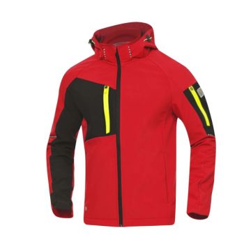 Jacheta softshell CITYCONIC - rosu