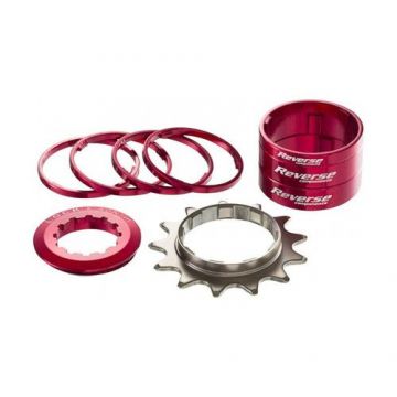 Kit pinion Reverse Components single speed 13T (Rosu)