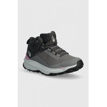 The North Face pantofi Vectiv Exploris 2 Mid Futurelight femei, culoarea gri, NF0A7W6BSOU1