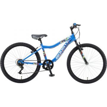 Bicicleta Copii Booster 2023 Plasma, roti 24 Inch, 6 viteze, Albastru