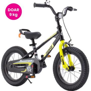 Bicicleta copii Royal Baby EZ Freestyle, roti 16inch, cadru otel (Negru)