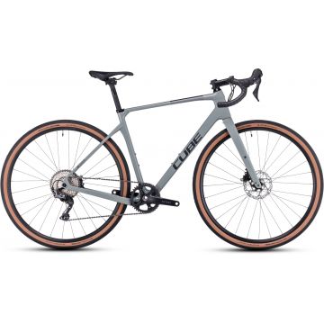 BICICLETA CUBE NUROAD C:62 PRO SWAMPGREY BLACK 2023 L (58 cm)